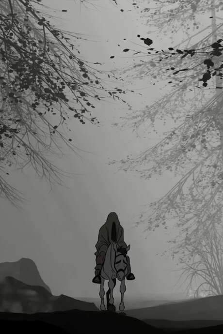    An old knight goes on a journey to rescue his horse from the jaws of a dragon.  